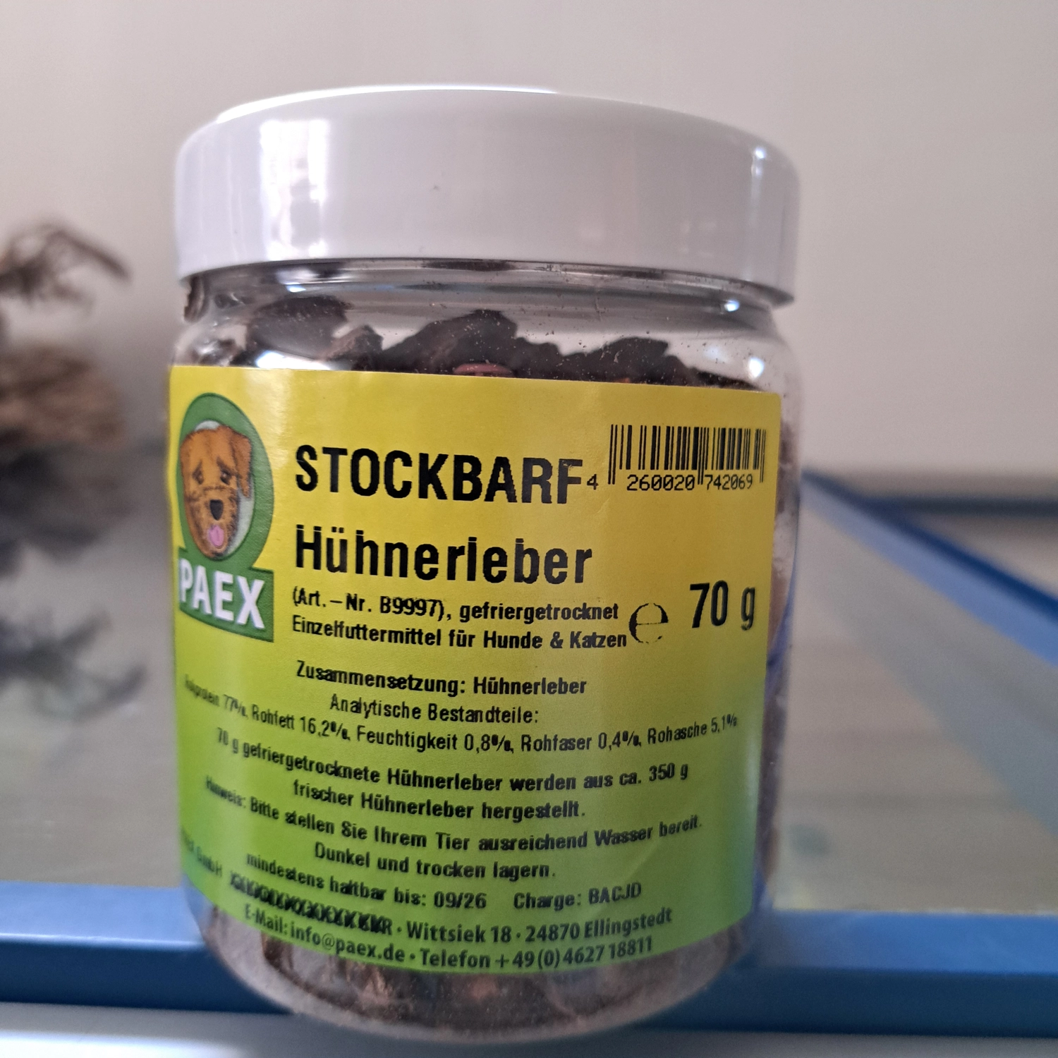 Canarius, Hundefutter, Kekspackung